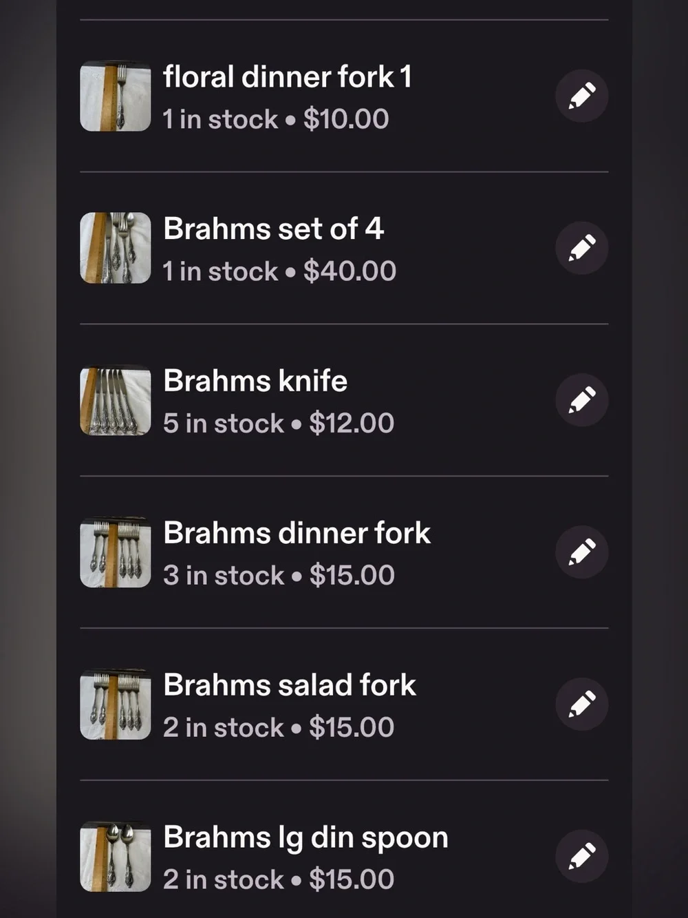 Oneida menu drop